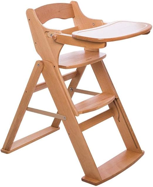 foldable wooden high chair