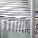 SINGAYE 4 Tier Metal Rolling Cart, Metal Storage Cart, Utility Cart, Silver