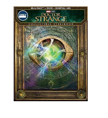 Marvel s Doctor Strange Collectible Steelbook (Blu Ray + DVD + Digital HD)