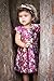 Lilax Little Girls' Shimmer Butterfly Occasion Dress with Belt