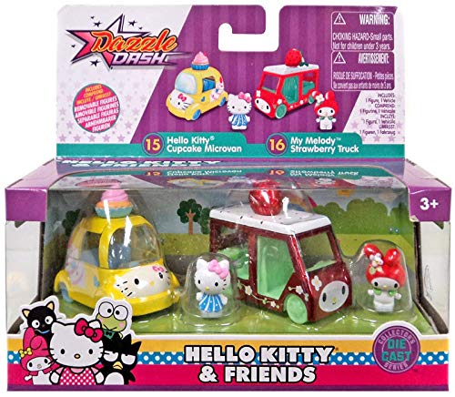 Hello Kitty & Friends Cupcake Microvan and My Melody Strawberry Truck