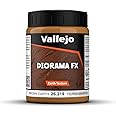 Vallejo - Diorama FX Earth Textures | Brown Earth 200 ml (6.76 fl.oz.) | Premium Acrylic Color for Modelers & Miniature Enthusiasts