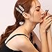 10PCS Word Hair Clip Letter Bobby Pins Sparkly Gold Barrettes Bling Handmade Luxury Crystal Hair Jewellery Headwear Accessories for Women Girls