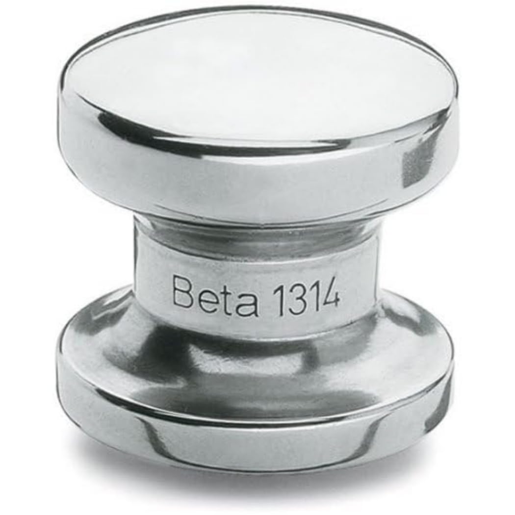 Beta Industrial Double End Dolly Convex Flat Head, Steel, Silver, 4 Wheels, Caster Wheels