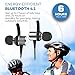 Ztotop Magnetic Bluetooth Headphones, Sports Wireless CSR 4.1 Noise Reduction In Ear Sweatproof Earbuds Deep Bass Stereo Earphones with Mic, Fit for Android IOS