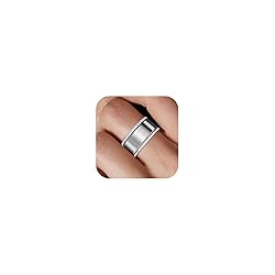 ZOOROO 2-Pack 14K Gold Plated Stacking Rings for