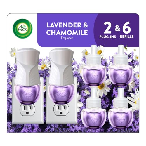 Air Wick Plug in Starter Kit Lavender Chamomile