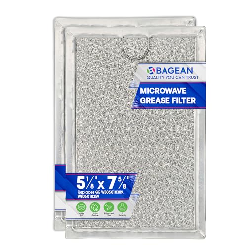 Bagean Microwave Filter 7.6” x 5.1” Fits GE WB06X10309 Oven Grease Filters