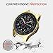 Haojavo Compatible with Samsung Gear S3/Galaxy Watch 46mm Case, Soft TPU Slim Shock-Proof Cover All-Around Protective Bumper Shell for Samsung Galaxy Watch 46mm Smartwatch Bands Accessories