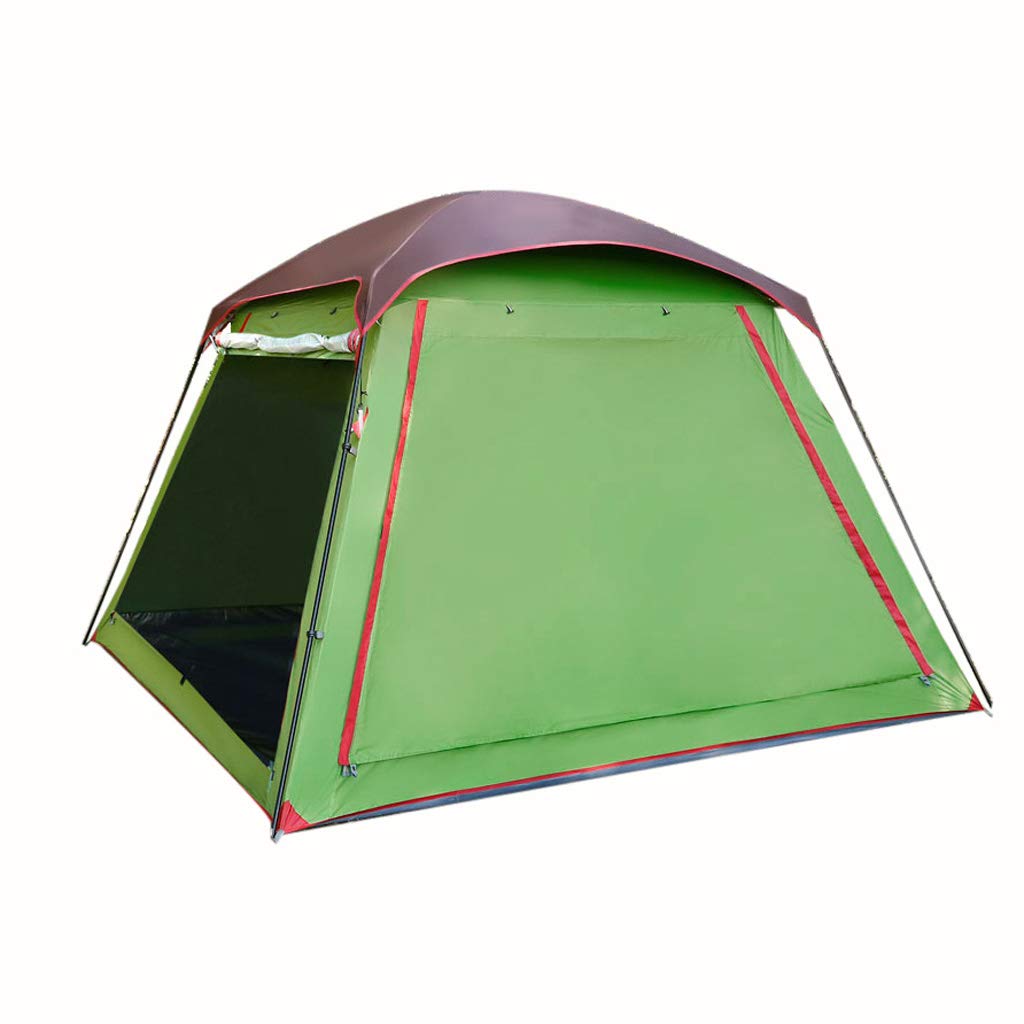 58人家族用キャンプテント ワンドアスリーウィンドウ Package B07ptz3gxs メッシュ糸とホワイエデザイン 耐水性および紫外線保護 日曜日の避難所 ビーチキャンプ用ハイキング 1 テント本体 良質