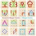 Lewo Wooden Letter Number Sorter Puzzle Preschool Activities Educational Toys for Kids