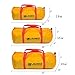 Weanas Foldable Tent Bag Ultra Lightweight Packable Outdoor Camping Duffel Bag with Zipper Handy Foldable Camping Tent Bag for Camping Hiking Outdoor Sports (Yellow, for 2-3 Man Tent)
