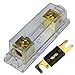 12voltnet ANL Fuse Holder Fuseholder Inline Block (Fuseholder & 500 Amp Fuse)