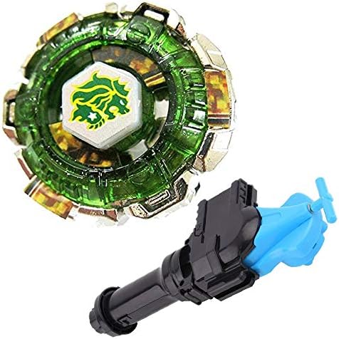 Bust 4D Spinning Top Game Toy Fang Leone Metal Fury 4D BB-106 / BB106 High Performance Generic Battling Top Games Toys And Bey Ruler String Launcher And Launcher Grip(Blue) Gift Toys for Children
