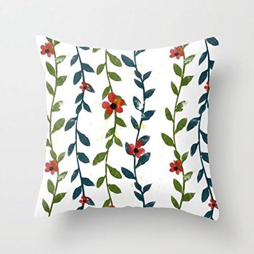 Decorative Square Pillow Case Cushion Cover 26X26 Inches Flower Liane