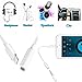 Headphone Jack Adapter, Dopoo Earphone Connector to 3.5mm Audio Adapter Earphone Extender Compatible with 7/7 Plus, Not for 8/X [2 Pack]-U1thumb 3
