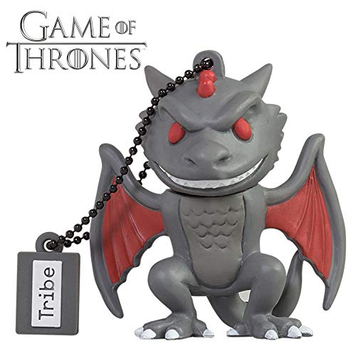 Tribe Games of Thrones Pendrive Figure 16 GB Funny USB Flash Drive 2.0, Keyholder Key Ring, Drogon (FD032504)