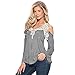 Lowpricenice Women Loose Long Sleeve Sexy Lace Splice Shirt Blouse Ladies Tee Tops