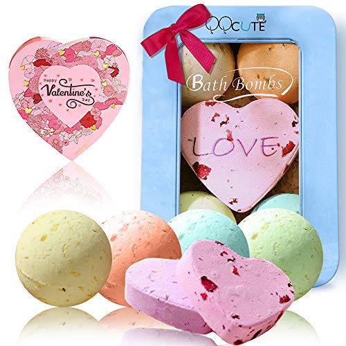 Bath Bombs Gift Set, All Natural Essential Oil Lush Spa Fizzies for Dry Skin, Best Birthday Gifts for Her, Women,Girlfriends, Teen Girls, Add to Bath Bubbles, Basket, Bath Beads, Bath Pearls