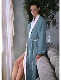 Plush Necessities Luxury Spa Robe - Microfiber with Cotton Terry Lining