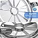 Food Slicer Upgraded Version 12-Blade Extra Large Apple Corer, Stainless Steel Ultra-Sharp Apple Peeler Silver(Update)
