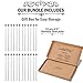 Premium Stainless Steel Cocktail Picks - 24 Pack / 4 Inch - Cocktail Skewers for Drinks