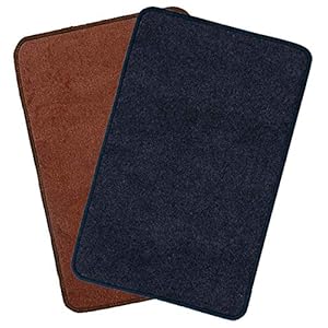 Fun Homes Modern Door Mat (Brown & Grey, Microfibre, Standard)