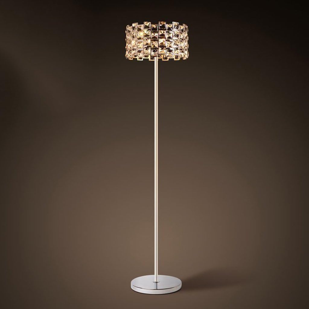Floor Lamp Crystal Sitting Lights Creative Living Room Bedroom Vertical Long Rods Personality Lamps