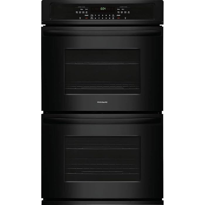 Frigidaire FFET2726TB 27 Inch 7.6 cu. ft. Total Capacity Electric Double Wall Oven with 2 Oven Racks, in Black