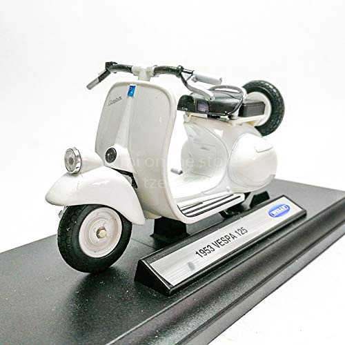 قیمت و خرید Welly 1 18 Die Cast 1953 Vespa 125 Scooter Motorcycle Scooter مدل سفید با مجموعه جعبه هدیه کریسمس جدید برند Welly مالتینا