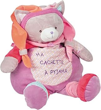 Baby Nat Range Pyjama Nina Le Chat Violet Amazon Fr Bebes Puericulture