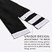 Nicetown Practical Thermal Insulated Blackout Curtain Panel for French Door / Patio 54W by 72L Inches - Black - 1 Panel