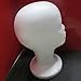 Kekailu Female Head Model Wig Hair Hat Display Styrofoam Foam Mannequin Manikin