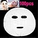 Baisidai 100/200/300 PCS Lady Nonwoven DIY Facial Mask Face Masks Paper Cotton SPA Salon Tool (300)