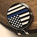 PakedDeals Thin Blue Line Magnetic Golf Hat Clip Ball Marker Reverse Battle Flag Design