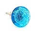 Turquoise Bubbles Glass Drawer Pull, Cabinet Pulls, Dresser Knobs - Pack of 12