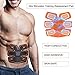 Abs Stimulator Gel Pads Replacement Gel Sheet for EMS Muscle Trainer Abs Muscle Toning Belt, Accessory for Abdominal Workout Toning Belt (40pcs)