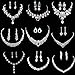 HeroNeo Hot Prom Wedding Bridal Party Crystal Rhinestone Necklace Earring Jewelry Sets