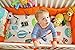 Hot Air Balloon Explorer Crib Sheet for Boys and Girls - Double Brushed Ultra Microfiber Luxury Crib Sheet Set by Where The Polka Dots Roam. Fits a Standard 52 Mattress.