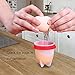 Egg Cooker Set of 6 Non-stick Silicone Egglettes Egg Cups for Soft & Hard Boiled Eggs BPA Free As Seen on TV
