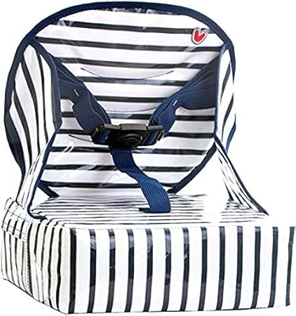 Baby To Love Easy Up Rehausseur Chaise Bebe Compact Et Nomade Blue Stripes Amazon Fr Bebes Puericulture