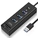 USB 3.0 Hub, Zedela SD Card Reader USB Hub 3.0 with SD/TF/Micro SD Card Slot and 3 USB 3.0 Port 5Gbps USB Reader for Computer/Laptop, Windows, iMac, MacBook Pro/Air, IdeaPad-with Power Switch primary