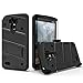 Zizo Bolt Series Compatible with LG Stylo 3 Case Military Grade Drop Tested with Tempered Glass Screen Protector, Holster, Kickstand Black