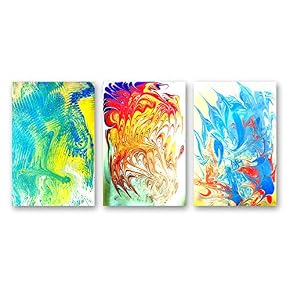 Ink Water Spreading Painting Artwork for Home Framed...