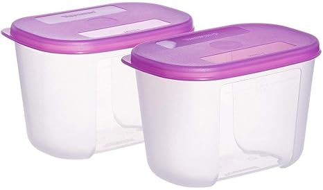 Amazon Com Tupperware Mini Freezer Mate Set 300ml Set Of 2 Kitchen Dining