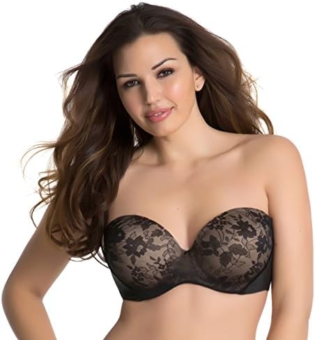 Curvy CoutureWomen's Smooth Strapless Multi-Way Bra