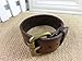 Original Tribe Antique Men's Leather Cuff Bracelet, Leather Wristband Jewelry S056 (Brown)
