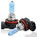 DZG H9 Halogen Headlight Bulb 65W 5500K Super Bright Warm White 12V H9 Fog Light Replacement Bulbs, Pack of 2