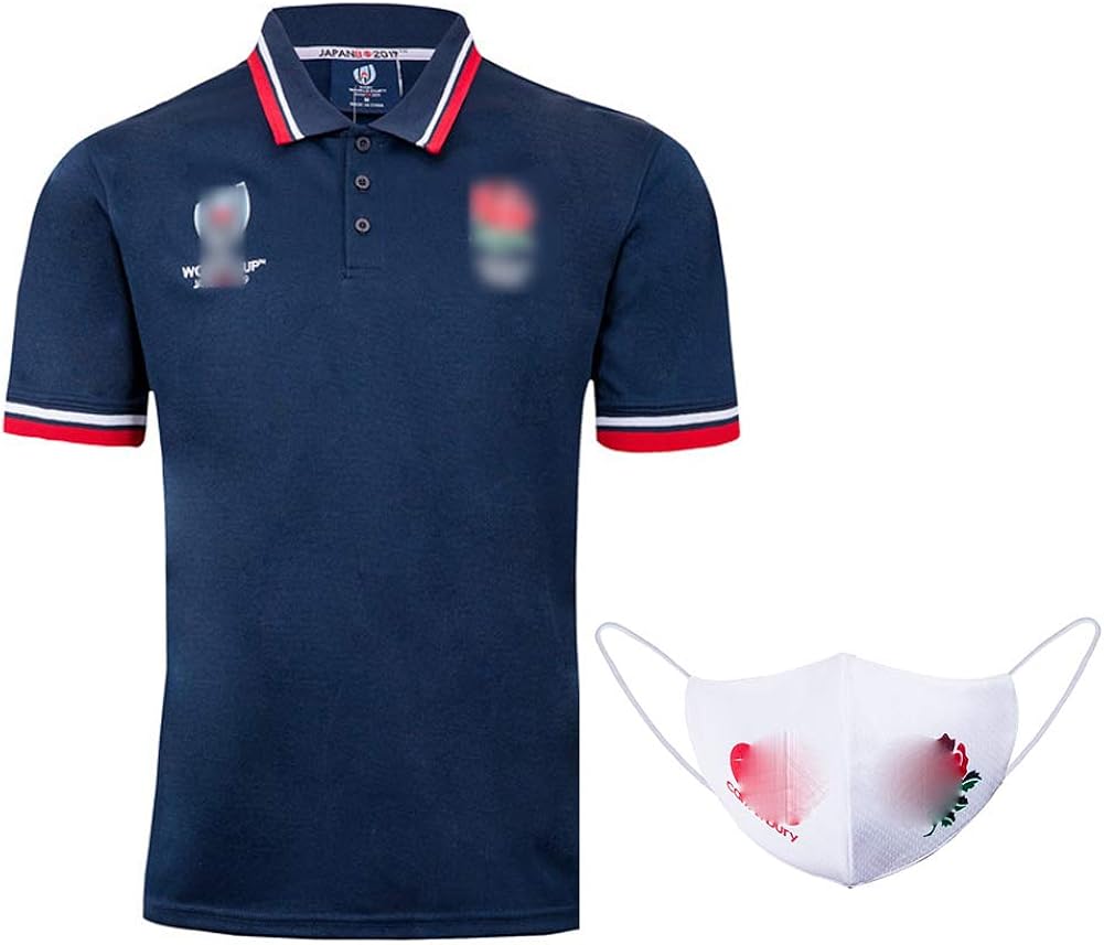 ラグビーtシャツ 19年イングランド代表チームのラグビーウェア イングランドw杯の半袖通常型ユニフォーム 練習用ポロシャツs 5xl Xxl ボーイズ 通販 Amazon