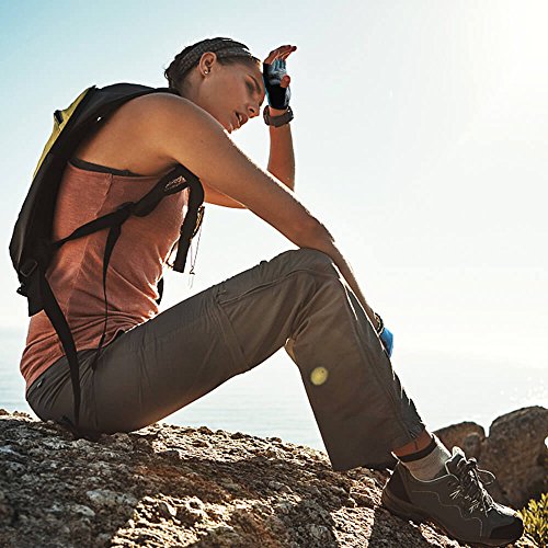 image for OZERO Biking Gloves Breathable Deerskin Leather Palm and Shockproof Ge